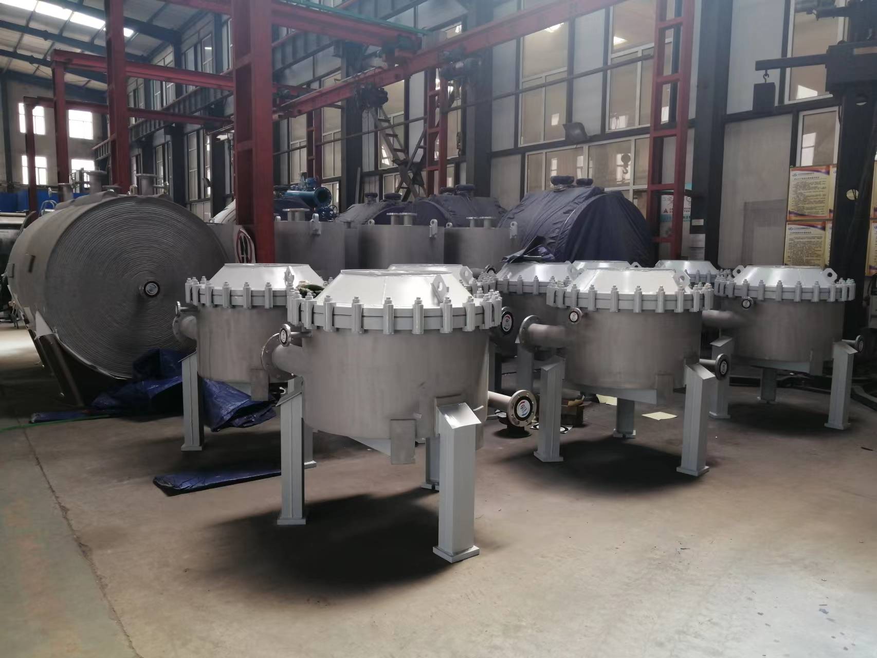 制藥廠用半可拆螺旋板